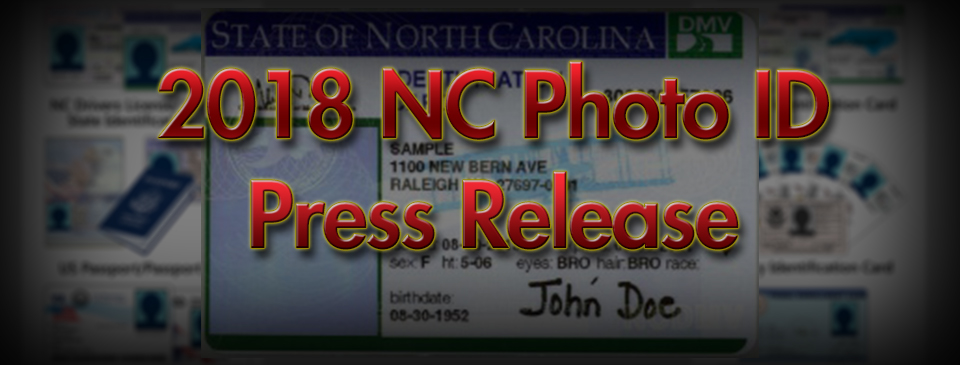 2018 NC Photo ID Requirements - EWFL Press Release